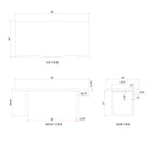 Brooks Dining Table - U Base