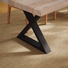 Brooks Dining Table - X Base