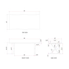 Brooks Dining Table - X Base
