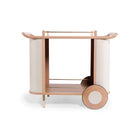 Dinda Leather Bar Cart