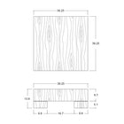 Eka Square Coffee Table