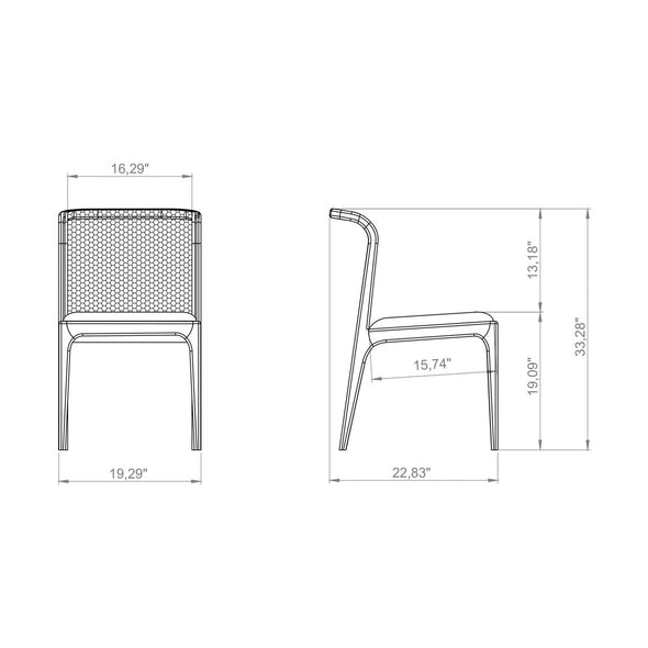 Eloa Cane Side Chair
