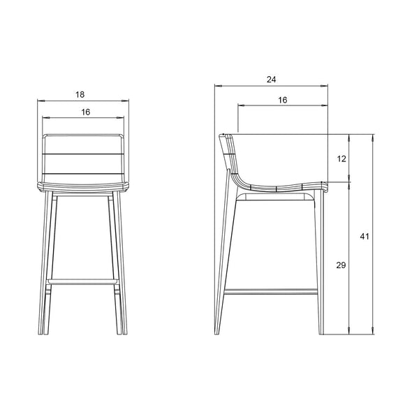 Godan Bar and Counter Stool