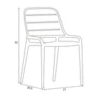 Jasper Outdoor Stacking Chair (Set of 4)