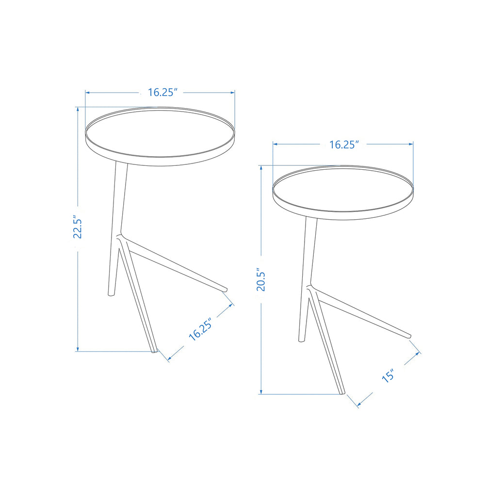 Leo Nesting End Table (Set of 2)