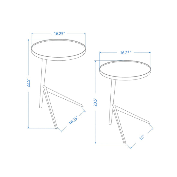 Leo Nesting End Table (Set of 2)