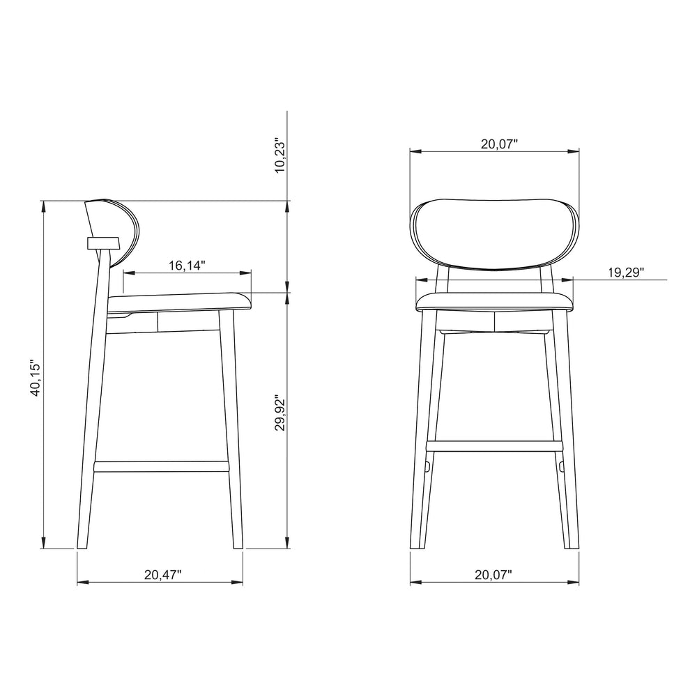 Lucia Bar and Counter Stool