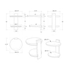 Lucy Wall-Mounted Nightstand