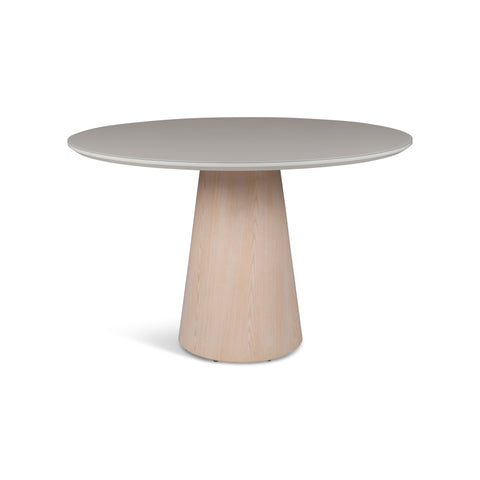 Mona Round Dining Table with Glass Top