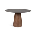 Mona Round Dining Table with Glass Top