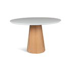 Mona Round Dining Table with Glass Top