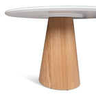 Mona Round Dining Table with Glass Top