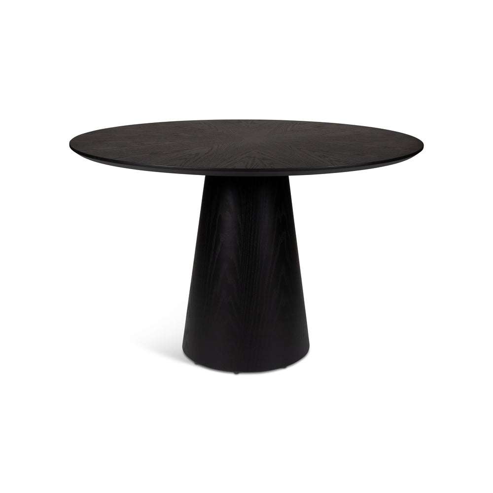 Mona Round Dining Table with Wooden Top