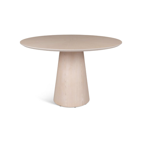 Mona Round Dining Table with Wooden Top