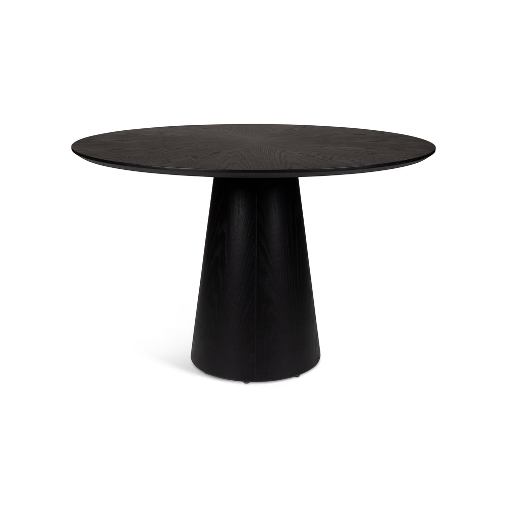 Mona Round Dining Table with Wooden Top