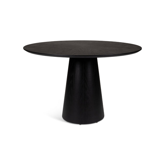 Mona Round Dining Table with Wooden Top