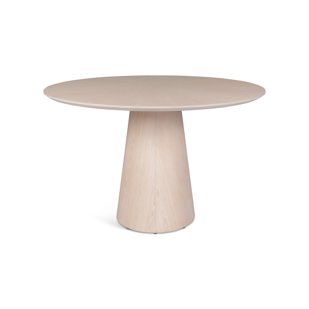 Mona Round Dining Table with Wooden Top