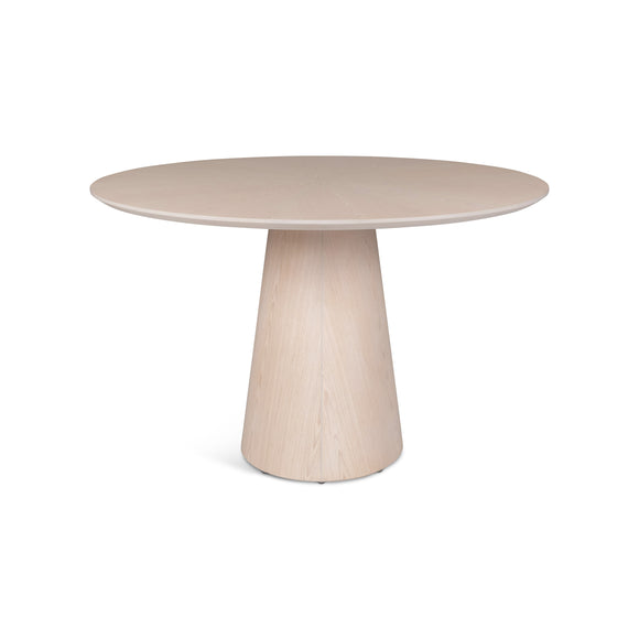 Mona Round Dining Table with Wooden Top