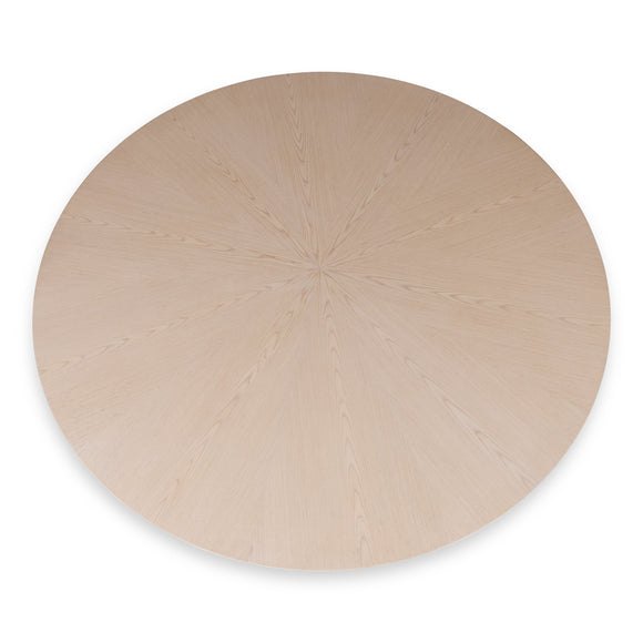 Mona Round Dining Table with Wooden Top