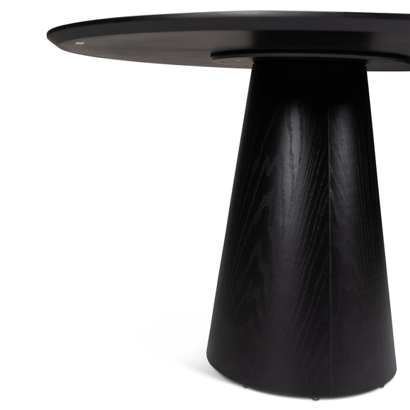 Mona Round Dining Table with Wooden Top