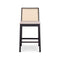 Nardia Cane Stool  option Ebano with Natural Cane / Harvest Natural
