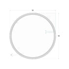 Samar Round Mirror