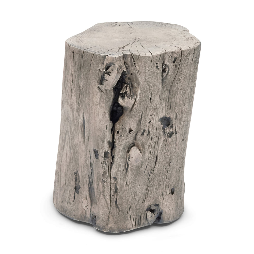 Solid Wood Stump Stool