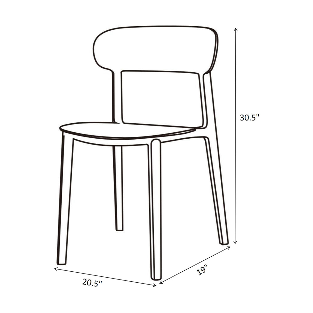 Spencer Outdoor Stacking Chair (Set of 4)