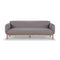 Tulum 3-Seater Sofa  option Dark Brown
