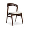 Velma Side Chair  option Medley Ivory / Nogal