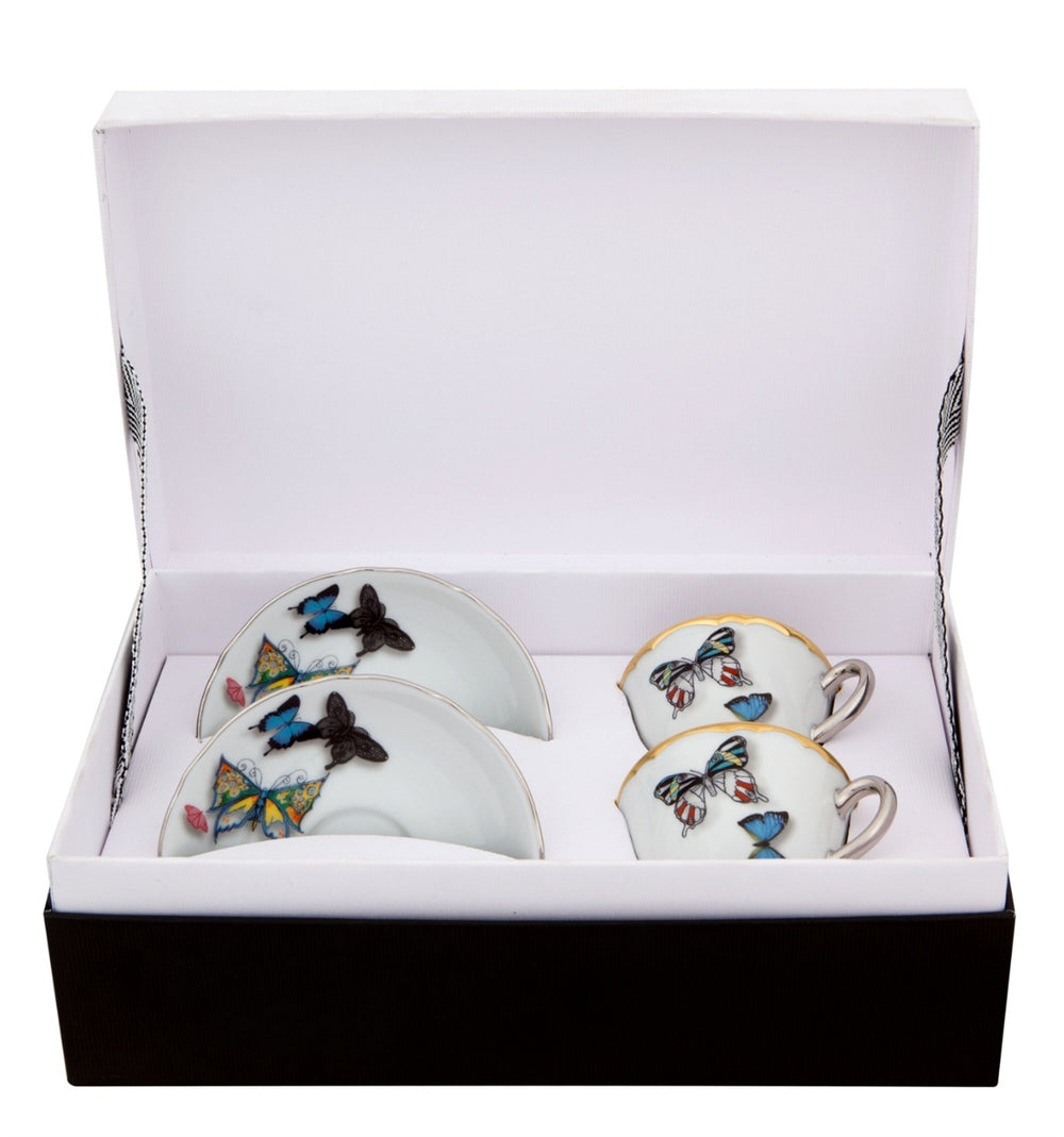 Butterfly Parade Coffee Cup & Saucer