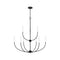 Greenwich Chandelier  option Midnight Black / 9 Lights