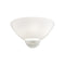 Argea Semi Flush Mount  option Milk-White / Silver leaf