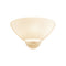 Argea Semi Flush Mount  option Straw Yellow / Gold Leaf