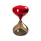 Clessidra Hourglass  option Grey / Red / Large: 5.9 in Diameter