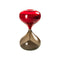 Clessidra Hourglass  option Grey / Red / Medium: 5.3 in Diameter