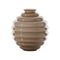 Deco Vase  option Glossy Opaline Moka