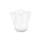 Fazzoletto Vase  option Crystal - Frozen Sandblasted