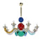Gio Ponti 99.80 Chandelier  option 8 Lights