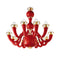Gio Ponti 99.81 Chandelier  option Coral / 12 Lights