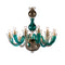 Gio Ponti 99.81 Chandelier  option Green / 12 Lights