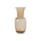 Opalino Vase  option Transparent Sandblasted Moka