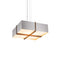 Veram 18 LED Pendant Light  option Brushed Aluminum