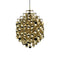 Spiral 4-Tier Pendant Light  option Gold