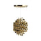 Spiral Pendant Light  option Gold