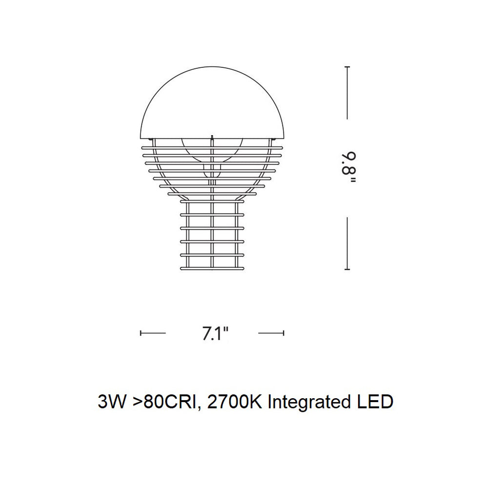 Wire Portable LED Table Lamp