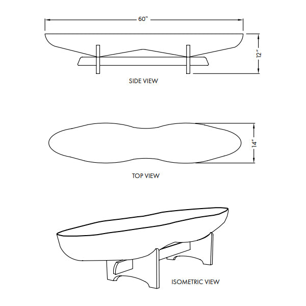 John Follis F-107/F-508 Peanut With Walnut Legs