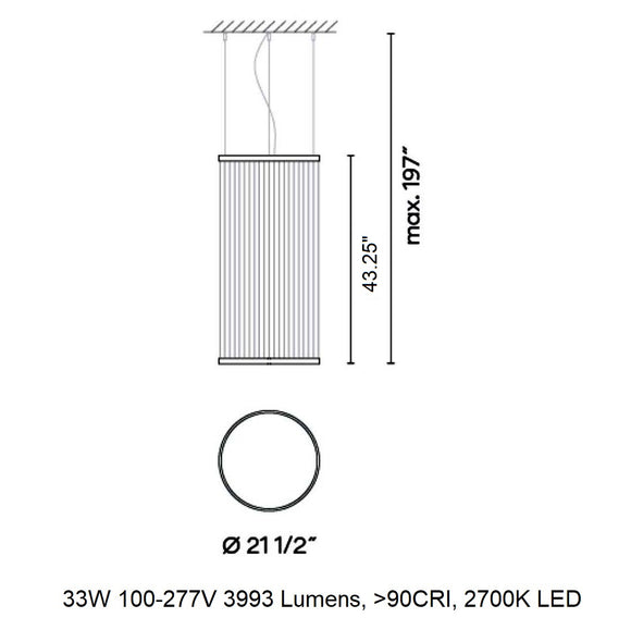 Array LED Pendant Light
