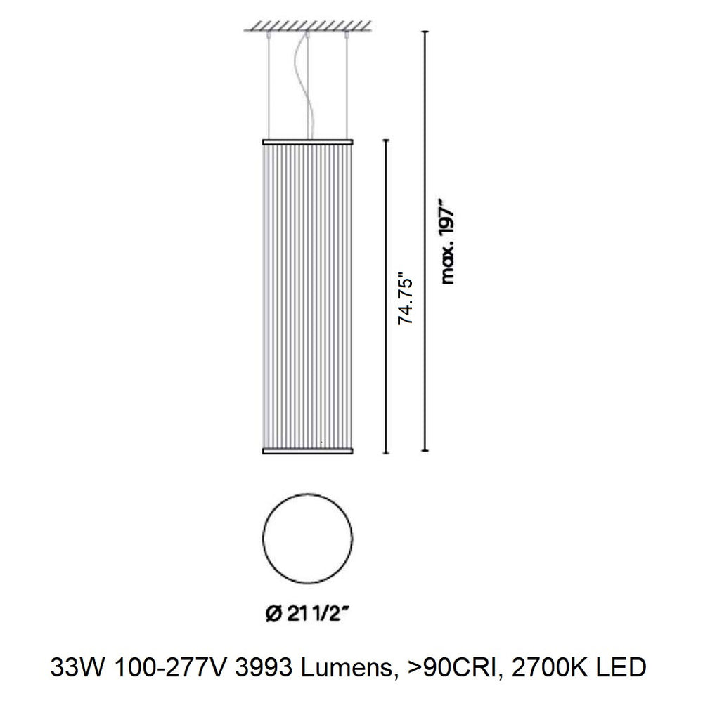 Array LED Pendant Light