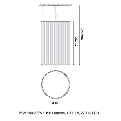 VIBIA Array LED Pendant Light - 2Modern